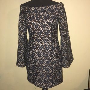 Keepsake Lace Bell Sleeve Dress